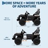 Ride On Toys, Adjustable Car Body, 2 Seater 24V Toddler Car, Ride On Car with Remote Control, Ride On Truck w/ 4-Wheeler Suspension - 2 of 4