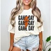 Simply Sage Market Women's Game Day Stacked Lightning Bolt Short Sleeve Garment Dyed Tee - 2 of 2