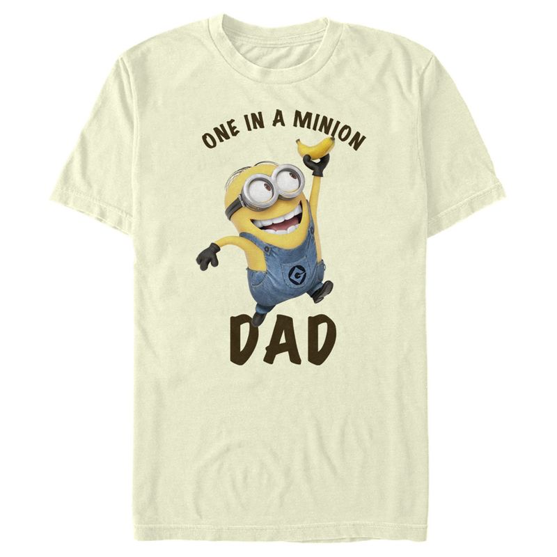 Men's Despicable Me Father's Day One in a Minion Dad T-Shirt, 1 of 4