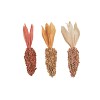 Transpac Foam 7.87 in. Orange Harvest Decorative Corn Husks Set of 12 - 3 of 4