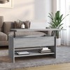 vidaXL Coffee Table Gray Sonoma 31.5"x19.7"x15.7" Engineered Wood - 2 of 4