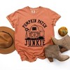 Simply Sage Market Women's Pumpkin Patch Junkie Barn Short Sleeve Garment Dyed Tee - 3 of 4