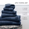 6 Piece Bath Towels Set, 100% Super Plush Premium Cotton - Becky Cameron - 2 of 4