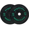 Bumper Weight Plates 2 Inch Barbell Bumper Plates Pairs Set 10-45 Lbs Rubber Bumper Plates Set Of 2 for Home Gym - 2 of 4