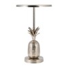 Unique End Table, Side Table, or Small Night Stand for Room Decor - Metal Bedside Table with Pineapple Base for Bedroom or Living Room - 4 of 4