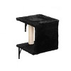 TopComfy Pet Tower Cat Wall Shelves 5 Piece Wall Mounted Floating Perches Indoor Cat Furniture Pets Toy for Cats, Black, 14.17"*8.66"*14.17" - 3 of 4