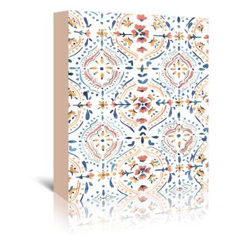 Americanflat Minimalist Modern Moroccan Tiles By Sabina Fenn Wrapped Canvas