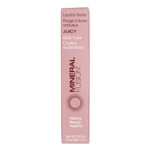 Mineral Fusion - Makeup - Lipstick Buter - Juicy - 1 Each - 0.06 oz - 1 of 2