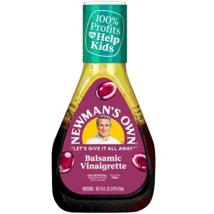 Newman's Own Balsamic Vinaigrette Salad Dressing, 16 oz Bottle (Pack of 2) - 1 of 1