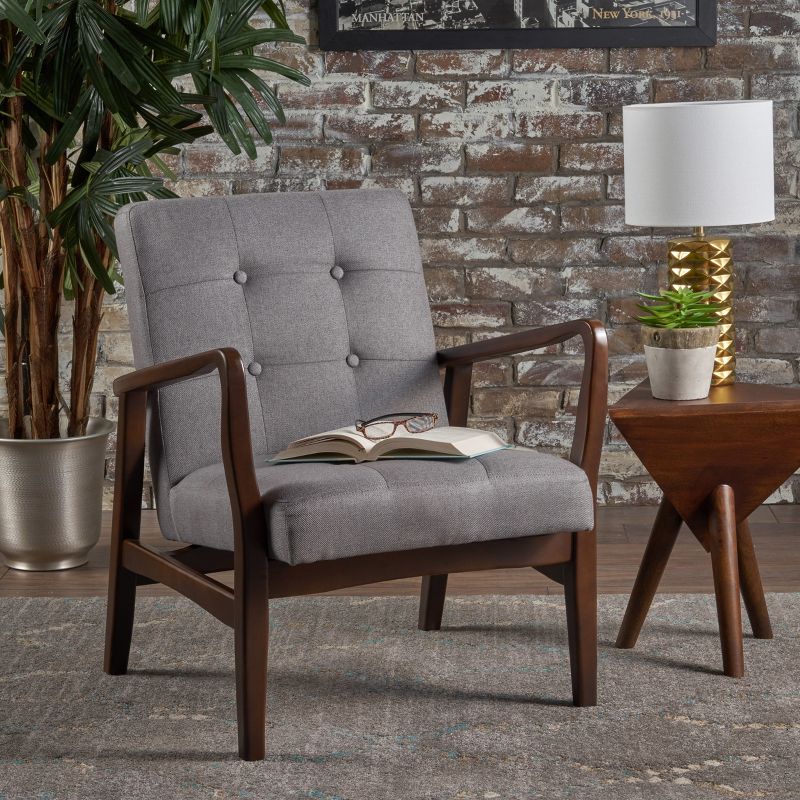 Brayden Tufted Club Chair - Christopher Knight Home, 3 of 9