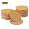 Unique Bargains DIY Crafts Round Non-slip Self-Adhesive Wood Material Sheets - 3 of 3
