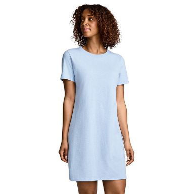 100 cotton tee shirt dress Women's 100% Organic Cotton T-Shirt Dress M / Soft Plum