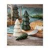 tag Pine Tree Salt and Pepper Shakers Set Ceramic Christmas Decor Multicolor 3.75 in H Hand Wash Only - 2 of 2