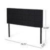 Minimalist Tufted Waffle Stitch Upholstered Headboard – Adjustable Height King/California King Size Headboard -Christopher Knight Home - 4 of 4