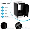 KWPZQEB 20.3" Bathroom Vanity with Sink, Freestanding Storage Bathroom Vanity with 1 Soft Closing Cabinet, Bathroom Cabinet for Small Space - 4 of 4