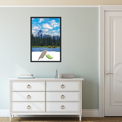 Lucie Black Angled Wood Wall Picture Frame 20x30 inches