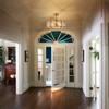 LLHZSY Lantern Clear Handmade Glass Ceiling Chandelier 17 9/10" Wide 4-Light Fixture-Gold - 4 of 4