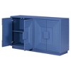 NicBex Buffet Cabinet with Storage Large Vintage Accent Sideboard Cabinet with Adjustable Shelves and Geometric Pattern for Dining Room - 2 of 4
