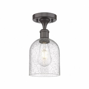 Bella - 1 Light Semi-Flush Mount In Industrial Style-10.75 Inches Tall and 5.5 Inches Wide - 1 of 1
