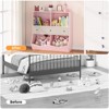7-Cubby Large Kids Toy Storage Organizer, Children Wood Bookcase and Bookshelf, 3-Tier Toy Storage Cabinet with 3 Drawers for Hallway, Playroom - 4 of 4