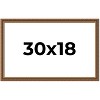 PosterPalooza | Classic Gold Picture Frame - UV Acrylic, Backing Board, Hanging Hardware Included - 2 of 4