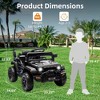 Ride On Truck Car, 12V Ride On Toy w/Parent Remote Control, Steering Wheel Music - 4 of 4