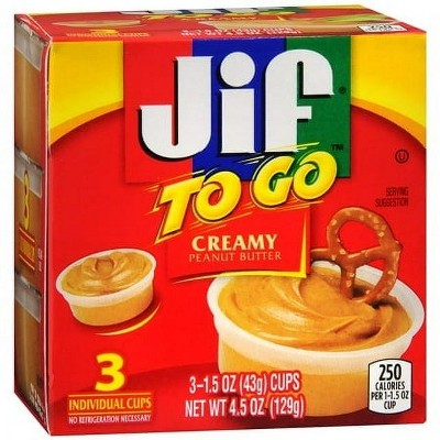 Jif Peanut Butter Creamy 4.5 oz