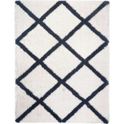 5'2"x7'2" Carmela Rug Blue/Ivory - SoHome