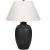 Monarch Specialties Lighting 24inchH Table Lamp Black Ceramic Ivory / Cream Shade Modern - 2 of 4