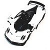 KiNSMART - 2016 Pagani Huayra BC 5" 1:38 Scale Die Cast Metal Model Toy Car w/Pullback Action (White) - 3 of 4