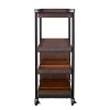 Tonsley Rolling Wine Cart - HZ2598 - Brown - SEI - 4 of 4