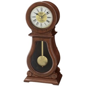 Seiko Albany Pendulum Chime Mantle Clock, Brown - 1 of 4