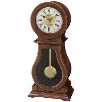 Seiko Albany Pendulum Chime Mantle Clock, Brown