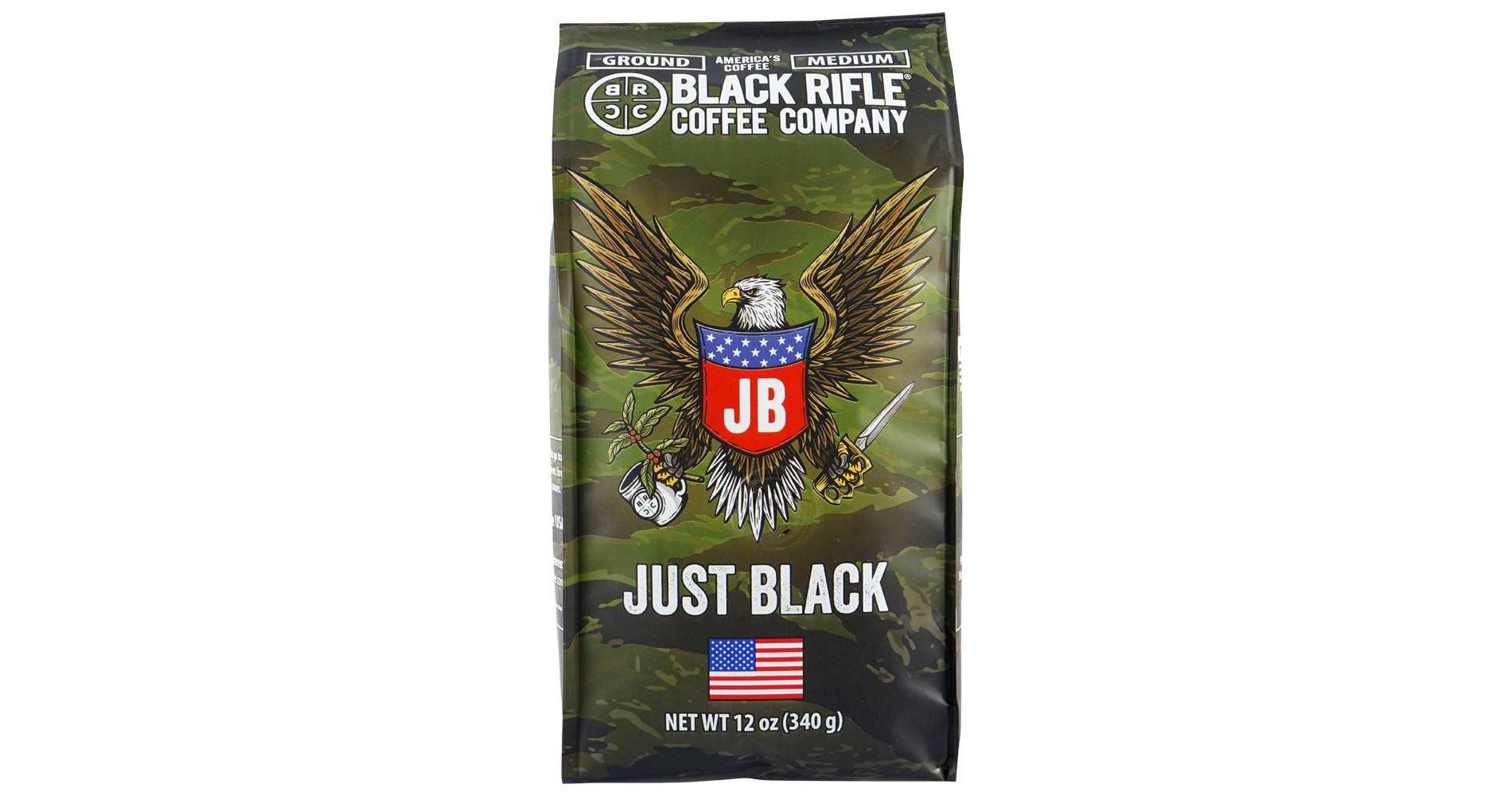 Black Rifle Coffee Company Just Black Medium Roast Ground Coffee - 12oz