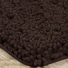 Home Mart Goods Brown Soft Cozy Plush Chenille Bath Mat Bathroom Rug - 23"x15" - 4 of 4