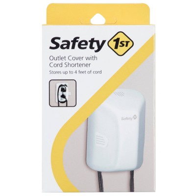 lot of 3 Safety 1st Outlet Cover with Cord Shortener for Baby Proofing