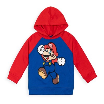Kids Super Mario Hooded Sweatshirt Cartoon Pullover Hoodie Jumper Coat Top 