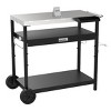 Nexgrill Stainless Steel Grill Prep Cart Silver & Black: Outdoor Kitchen Station, Spot Clean, No Assembly Tools - 2 of 4