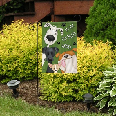 In The Garden Dogs Spring Garden Flag - Briarwood Lane - Foto 2