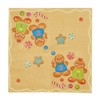 Juvale 100 Pack Christmas Paper Napkins, Cute Boy & Girl Gingerbread Design Holiday Party Supplies, 6.5 x 6.5 Inches - image 4 of 4