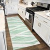 2x6 Washable Area Rugs, Rug for Living Room, Soft Modern Wave Distressed Carpet, Non-Slip Entry Rug, Print Rug, Low Pile Non-Shedding Foldable Rugs - 4 of 4