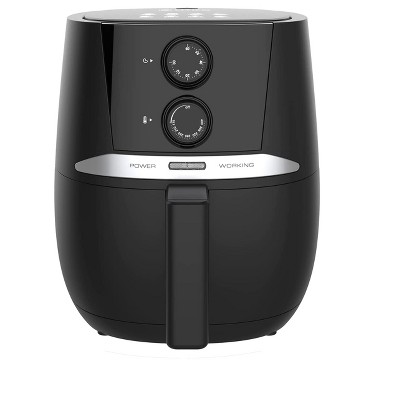 Gourmia 8-Qt Digital Air Fryer with Guided Cooking, Stainless Steel, 13.5  High, New 