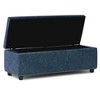 CAVINAS Linen Storage Ottoman Bench,Ottoman with Tufted Diamond Detail and Nailhead Trim for Living Room,Bedroom - 4 of 4