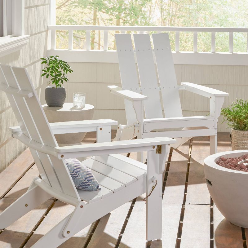 2pk Zuma Outdoor Acacia Wood Foldable Adirondack Chairs - Christopher Knight Home
, 3 of 11