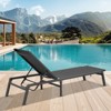 Hyleory Adjustable Aluminum Folding Chaise Lounge - Locking Legs for Secure Relaxation - 4 of 4