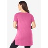 Roaman's Women's Plus Size Short-Sleeve V Neck Ultimate Tunic - 3 of 4
