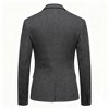 Men's Wool Blend Long Sleeve Single-Button Casual Blazer Sport Coat - 3 of 4