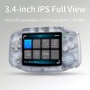 Anbernic RG34XX Retro Handheld Game Console, 3.4 Inch IPS Screen, 128GB Storage, 5532 Pre-Installed Games, WiFi, HDMI (Glacier) - 2 of 4