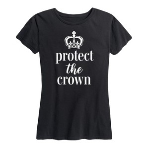 Women's - Instant Message - Protect The Crown Short Sleeve Graphic T-Shirt - 1 of 4