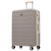 Gulches Premium 3-Piece ABS Travel Luggage Set, TSA Lock Suitcase Ensemble, Rosybrown, 20, 24, and 28 Inch Sizes with 360° Spinner Wheels - 2 of 4